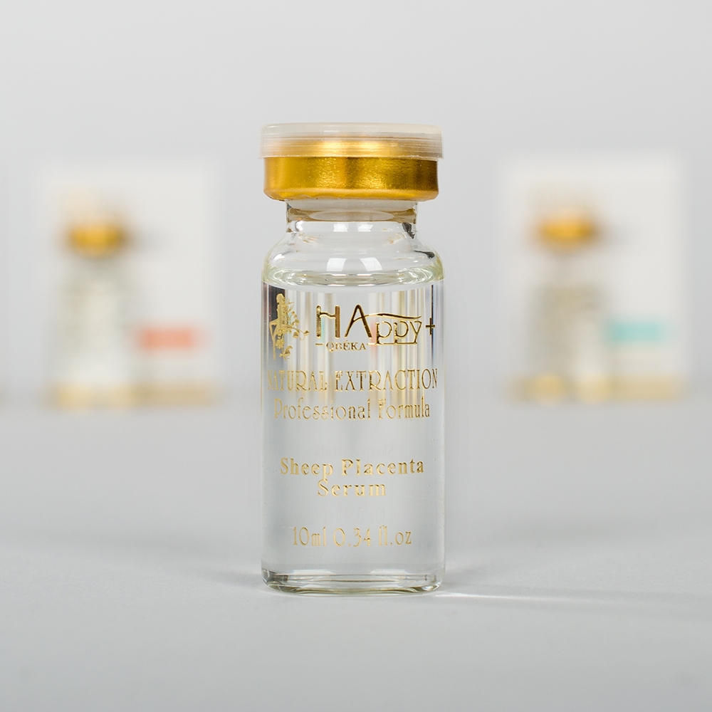 омолаживающая сыворотка с экстрактом овечьей плаценты Sheep Placenta Serum Happy+ омолаживающая сыворотка с экстрактом овечьей плаценты Sheep Placenta Serum Happy+