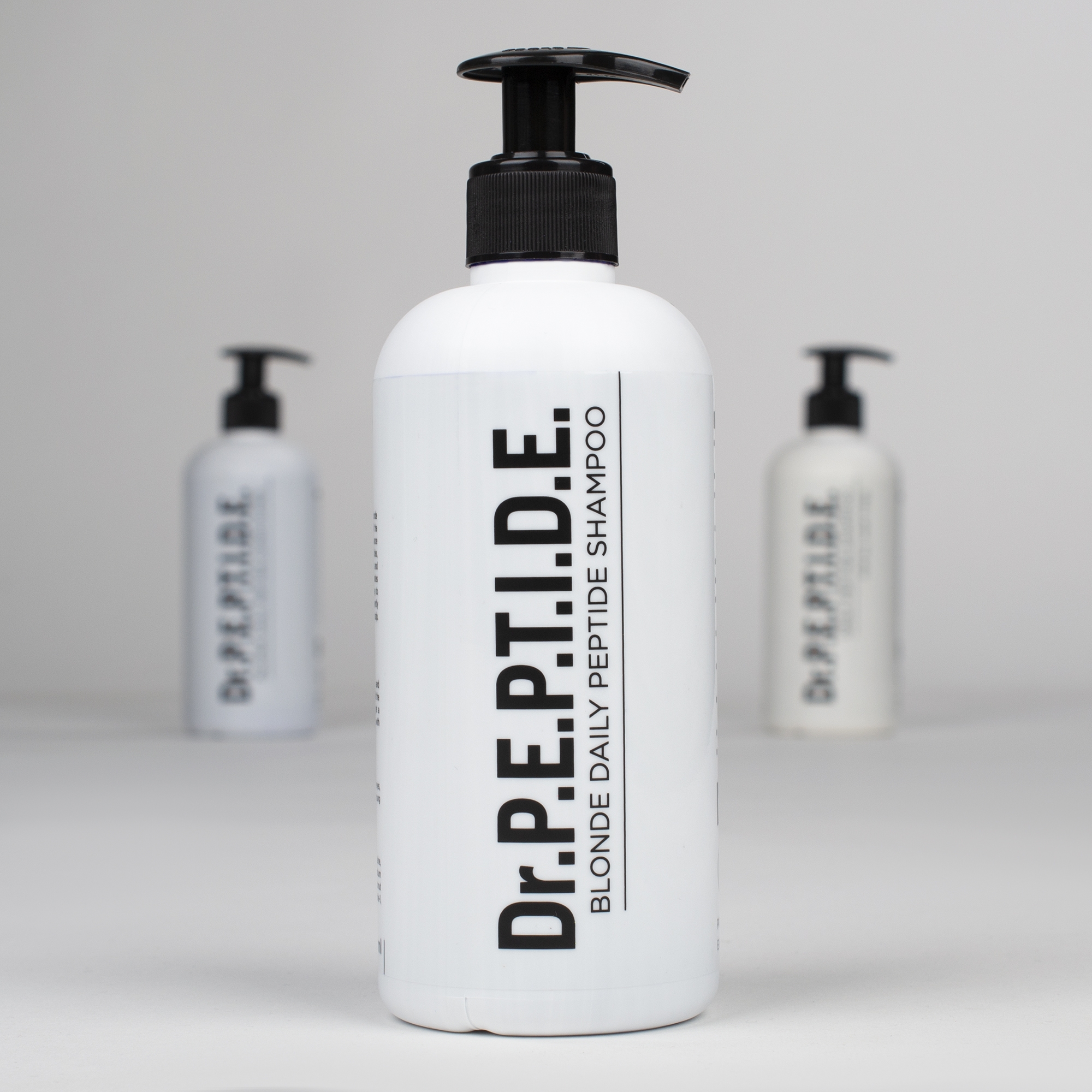 Тонирующий шампунь для светлых волос с пептидами Blonde Daily Peptide Shampoo Dr.P.E.P.T.I.D.E. Тонирующий шампунь для светлых волос с пептидами Blonde Daily Peptide Shampoo Dr.P.E.P.T.I.D.E.