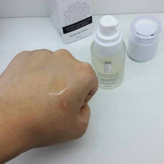 эффективная сыворотка для омоложения и увлажнения кожи Oxygen Aqua Active Hydrating Serum