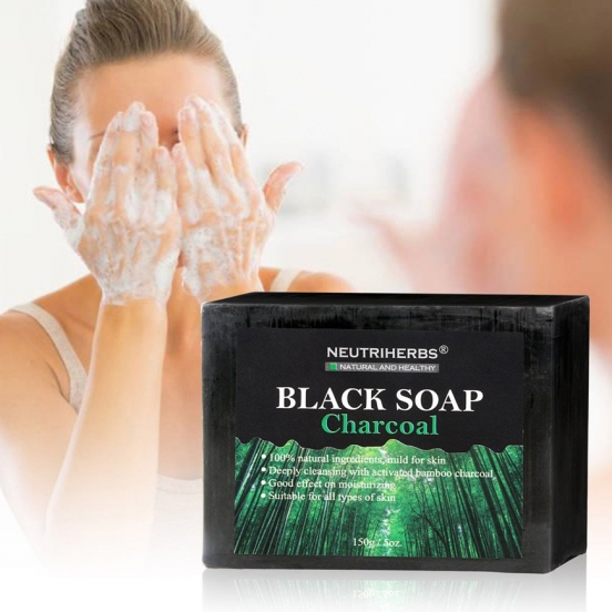 Мыло от угрей Black Soap Charcoal Neutriherbs