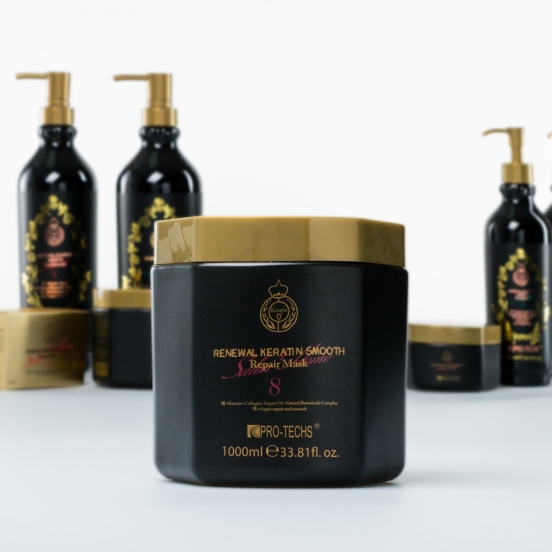 Уход за волосами - кератиновая восстанавливающая маска Renewal Keratin Smooth Repair Mask Pro-Techs Keratin 0+