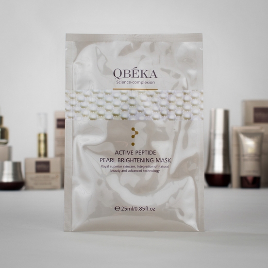 пептидная маска для отбеливания кожи лица - Active Peptide Pearl Brightening Mask