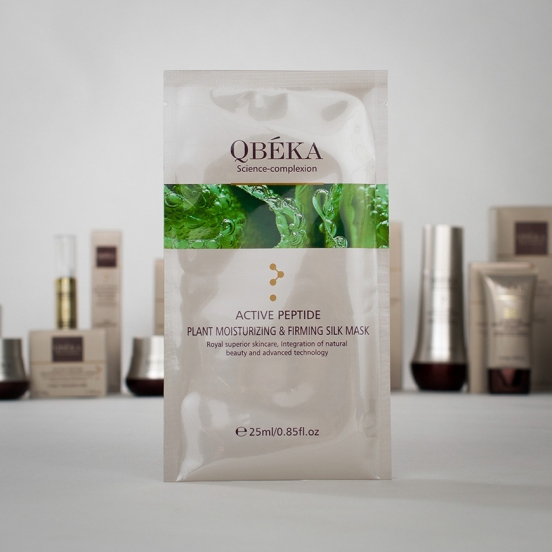 відновлююча шкіру обличчя пептидна маска - Active Peptide Plant Moisturizing & Firming Silk Mask